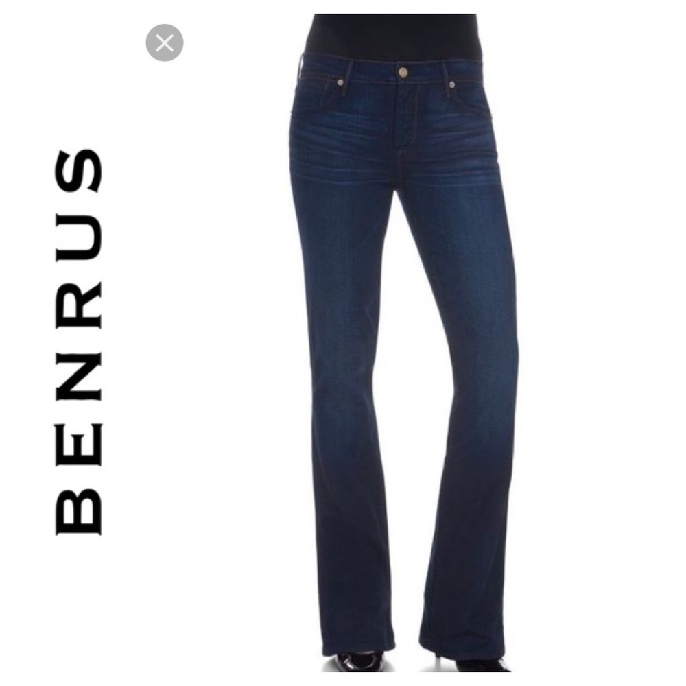 ☮️BENRUS Scout Skinny Bell denim jean size 26
